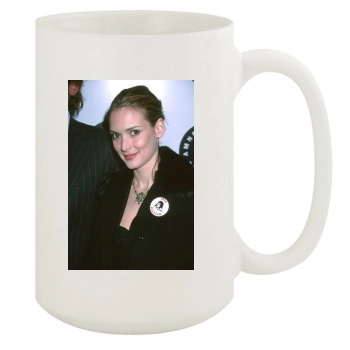 Winona Ryder 15oz White Mug