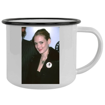 Winona Ryder Camping Mug