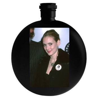 Winona Ryder Round Flask