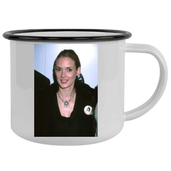 Winona Ryder Camping Mug