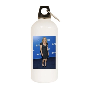 Elisabeth Shue White Water Bottle With Carabiner