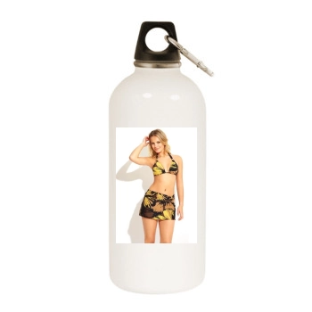 Elisandra Tomacheski White Water Bottle With Carabiner