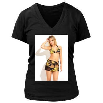 Elisandra Tomacheski Women's Deep V-Neck TShirt