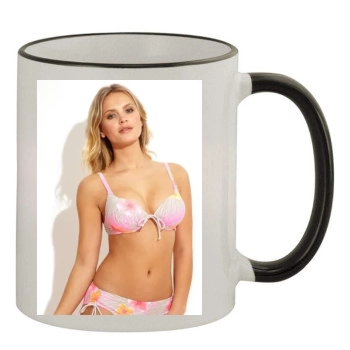 Elisandra Tomacheski 11oz Colored Rim & Handle Mug