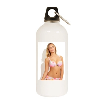 Elisandra Tomacheski White Water Bottle With Carabiner