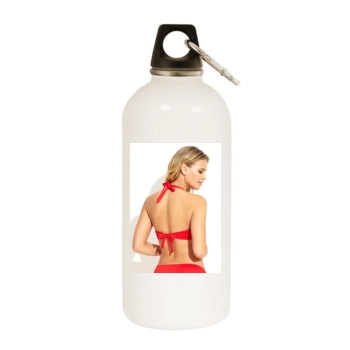 Elisandra Tomacheski White Water Bottle With Carabiner