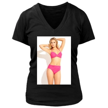 Elisandra Tomacheski Women's Deep V-Neck TShirt