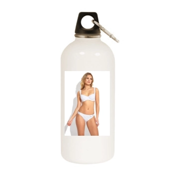 Elisandra Tomacheski White Water Bottle With Carabiner