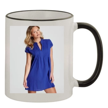 Elisandra Tomacheski 11oz Colored Rim & Handle Mug