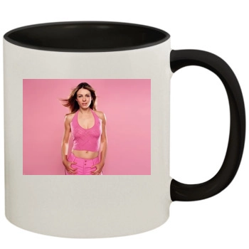 Elizabeth Hurley 11oz Colored Inner & Handle Mug