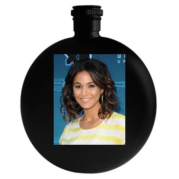 Emmanuelle Chriqui Round Flask