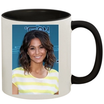 Emmanuelle Chriqui 11oz Colored Inner & Handle Mug