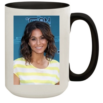 Emmanuelle Chriqui 15oz Colored Inner & Handle Mug