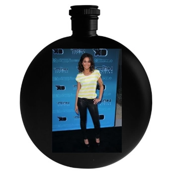 Emmanuelle Chriqui Round Flask