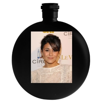 Emmanuelle Chriqui Round Flask