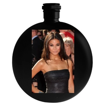 Emmanuelle Chriqui Round Flask