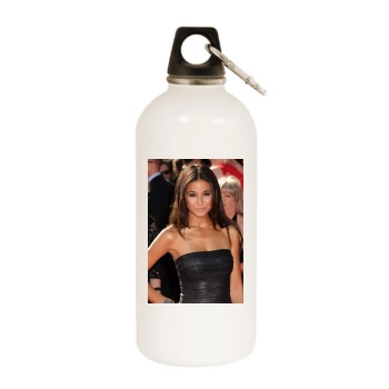 Emmanuelle Chriqui White Water Bottle With Carabiner