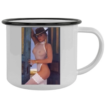 Erika Eleniak Camping Mug