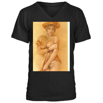 Erika Eleniak Men's V-Neck T-Shirt