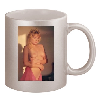 Erika Eleniak 11oz Metallic Silver Mug