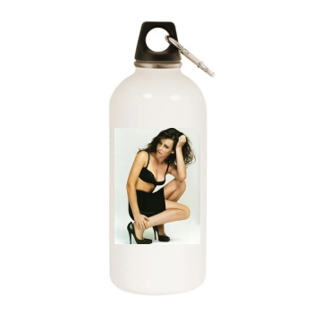 Evangeline Lilly White Water Bottle With Carabiner