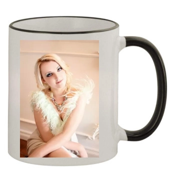 Evanna Lynch 11oz Colored Rim & Handle Mug