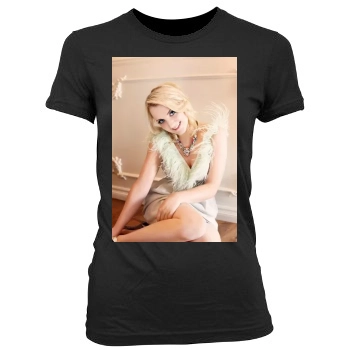 Evanna Lynch Women's Junior Cut Crewneck T-Shirt