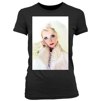 Evanna Lynch Women's Junior Cut Crewneck T-Shirt