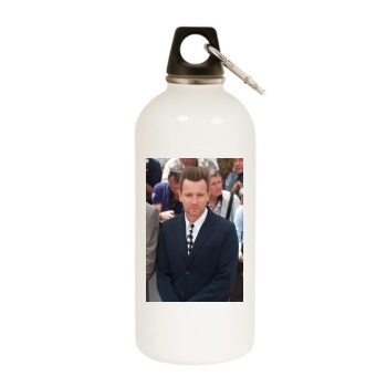 Ewan McGregor White Water Bottle With Carabiner