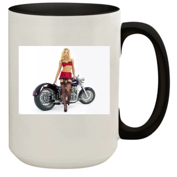 Jaime Pressly 15oz Colored Inner & Handle Mug