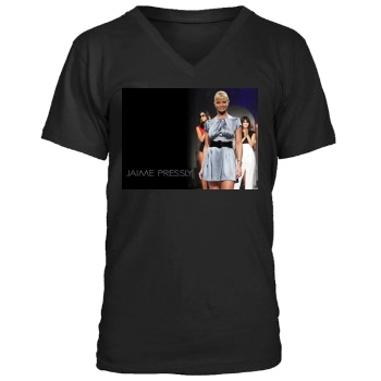 Jaime Pressly Men's V-Neck T-Shirt