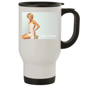 Jaime Pressly Stainless Steel Travel Mug