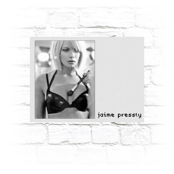 Jaime Pressly Metal Wall Art