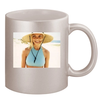 Jaime Pressly 11oz Metallic Silver Mug