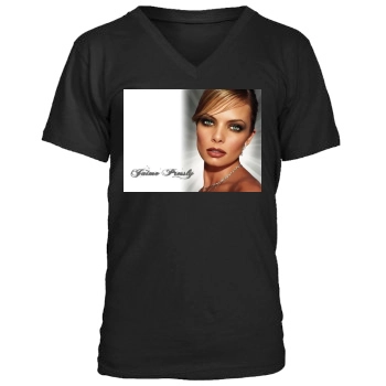 Jaime Pressly Men's V-Neck T-Shirt