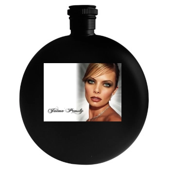 Jaime Pressly Round Flask