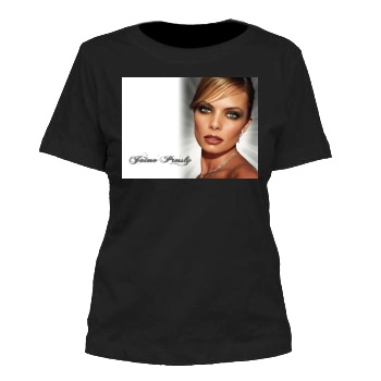 Jaime Pressly Women's Cut T-Shirt