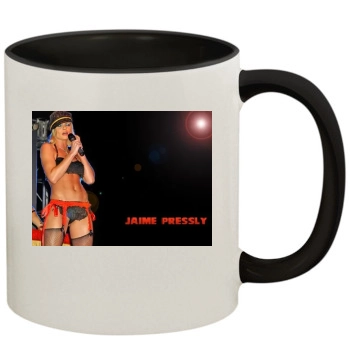 Jaime Pressly 11oz Colored Inner & Handle Mug