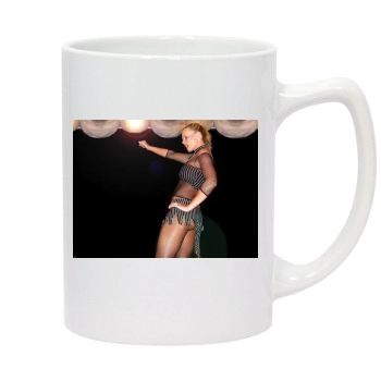 Jaime Pressly 14oz White Statesman Mug