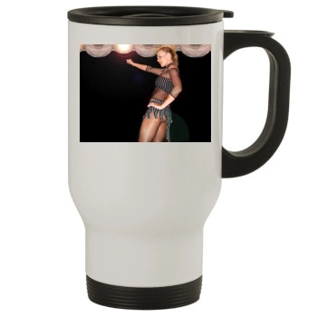 Jaime Pressly Stainless Steel Travel Mug