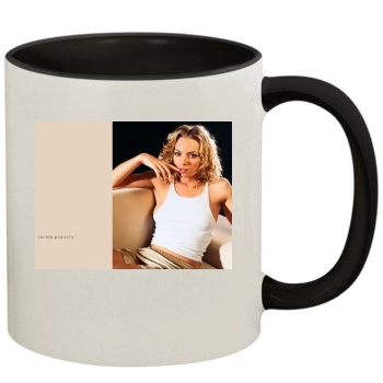 Jaime Pressly 11oz Colored Inner & Handle Mug