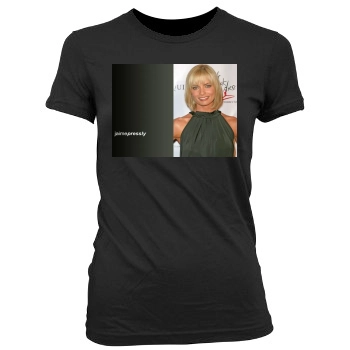 Jaime Pressly Women's Junior Cut Crewneck T-Shirt