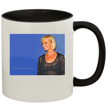 Jaime Pressly 11oz Colored Inner & Handle Mug