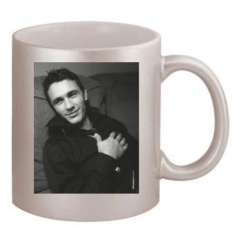 James Franco 11oz Metallic Silver Mug