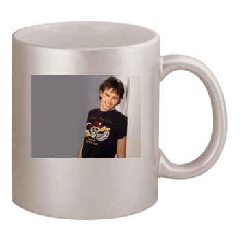 James Franco 11oz Metallic Silver Mug