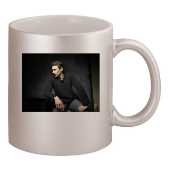 James Franco 11oz Metallic Silver Mug