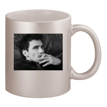 James Franco 11oz Metallic Silver Mug