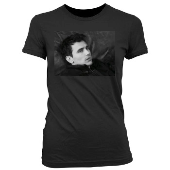 James Franco Women's Junior Cut Crewneck T-Shirt