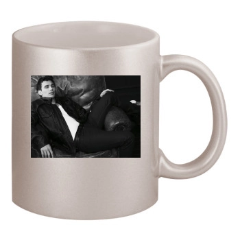 James Franco 11oz Metallic Silver Mug