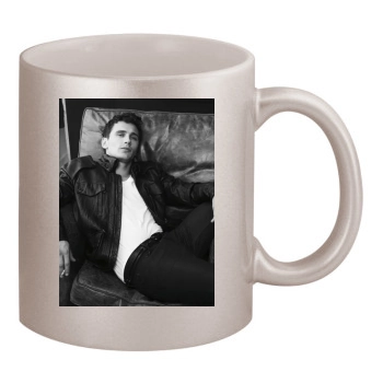 James Franco 11oz Metallic Silver Mug